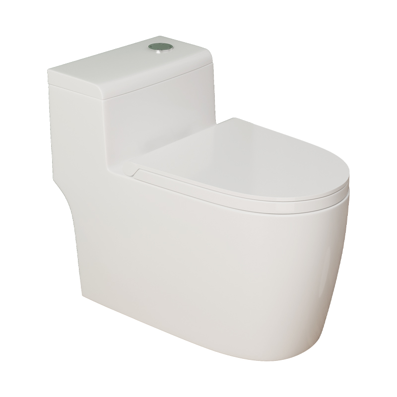 家用马桶坐便器大口径超漩虹吸式静音节水防臭小户型连身式座便器