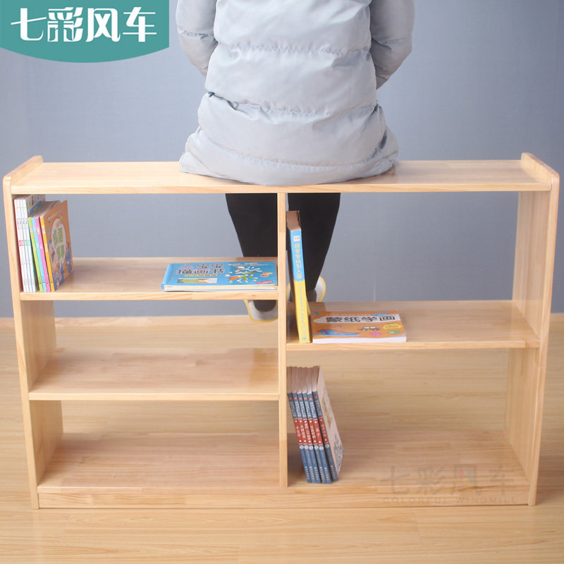 幼儿园多功能柜子全实木儿童积木玩具架木制物品储物柜收纳柜定做