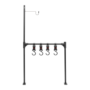 户外露营置物架桌面多用途挂件便携可折叠架子铝合金灯架营地灯挂