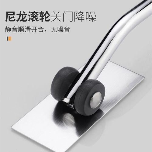 闭门器家简易用关门器弹簧缓冲装置回位回弹合页自动关门神器黑色