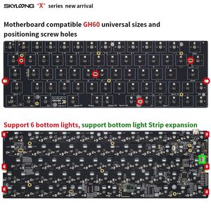 新品BGKP New arrival GK64XS KIT PCB RGB GH60 60% 64KEYS HO