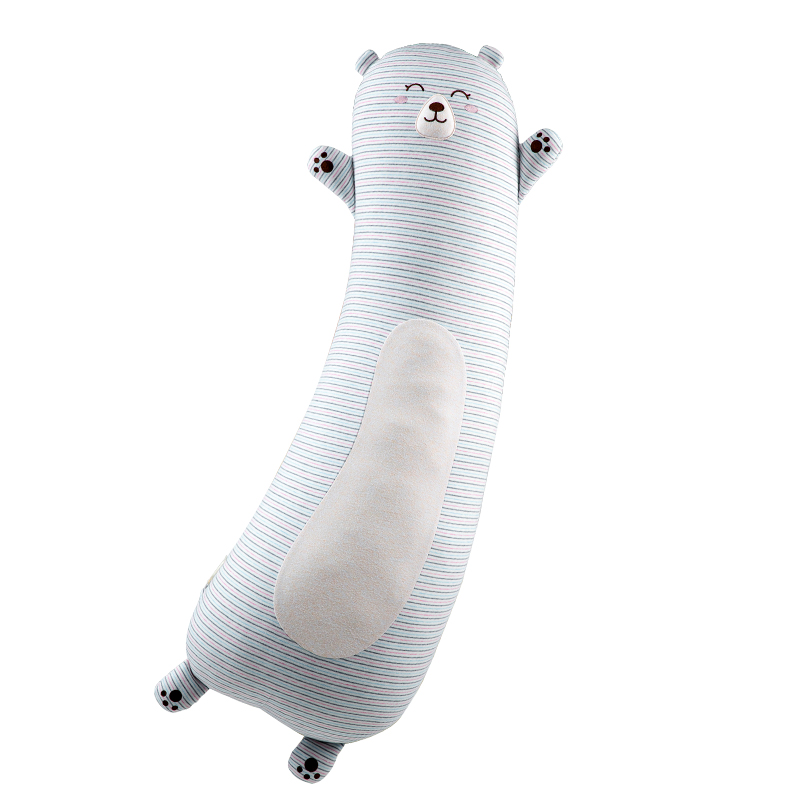 乐瓜睡觉抱枕女生侧睡夹腿长条枕专用大人熊玩偶生款抱睡公仔i.