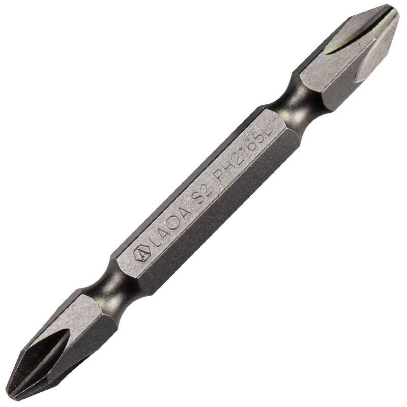 10pcs Double Head Screwdriver Bits  65mm Slotted Phillips Sc