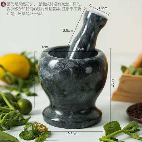 茂萨手动蒜泥器捣蒜器石q臼研磨器压碎蒜蓉擂钵压蒜器家用蒜臼子