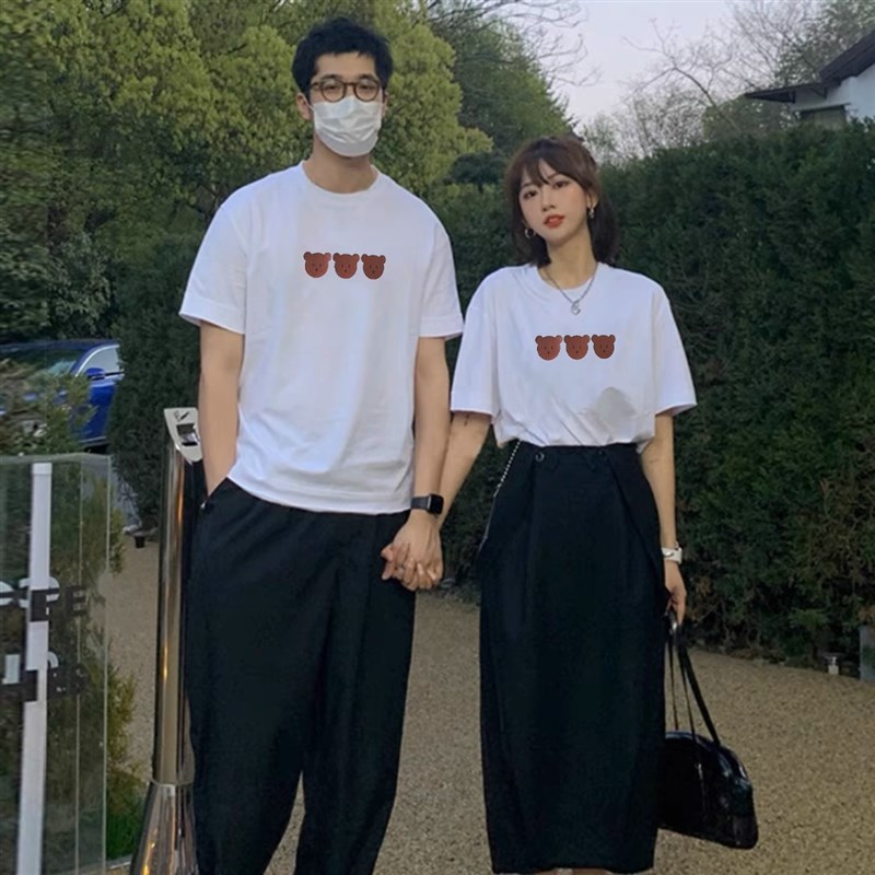 现货炸街亲子装2k023新款夏天一家三口婴儿爬服全家装洋气母女短