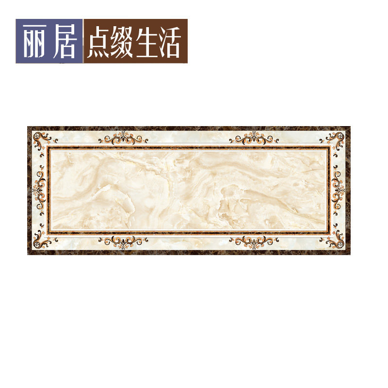 瓷砖装饰贴纸地面翻新茶几客厅地砖花纹仿大理石走廊防水耐磨地贴