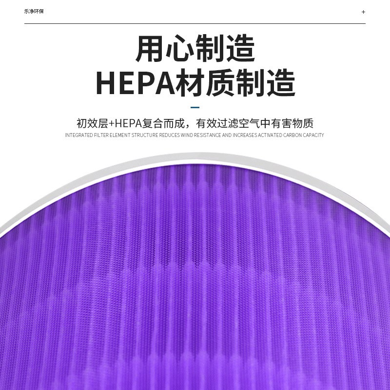 适用小米1/2/2S/3/pro通用空气净化器滤芯复合活性X炭除甲醛过滤