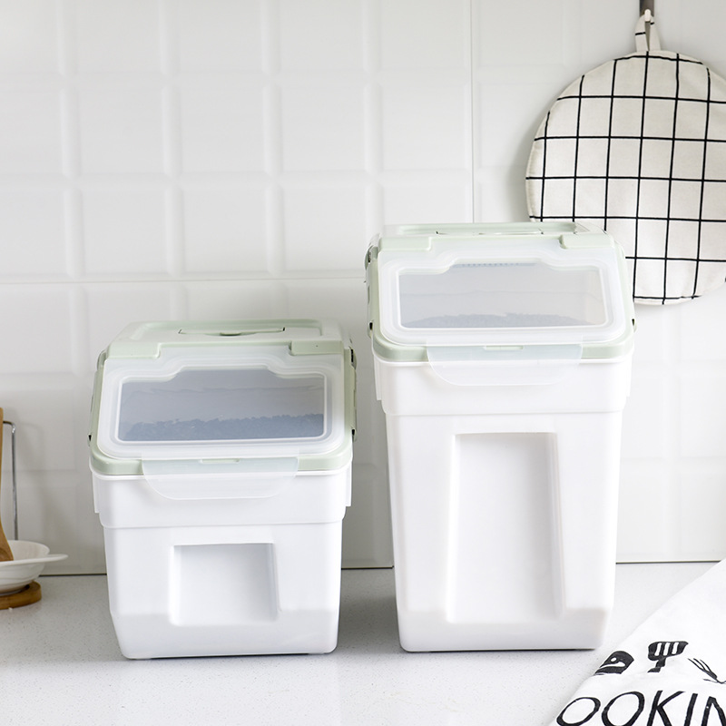 狗粮盒密封存储桶猫粮盒子装狗粮防潮按压式宠物储粮桶食品级