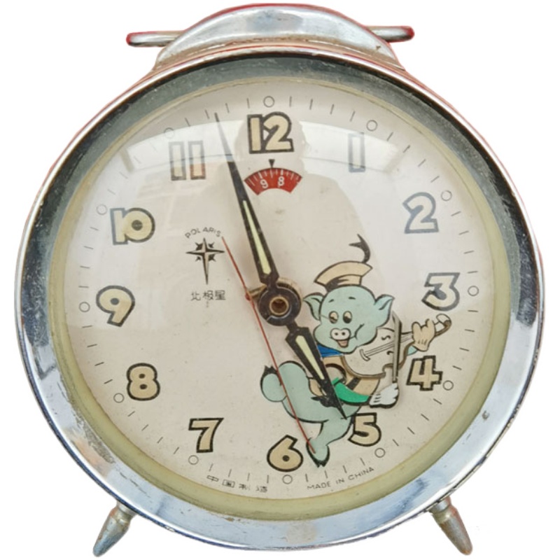 民俗货旧老摆件七八十年代老x座钟收藏杂项古董钟表老东西旧怀物