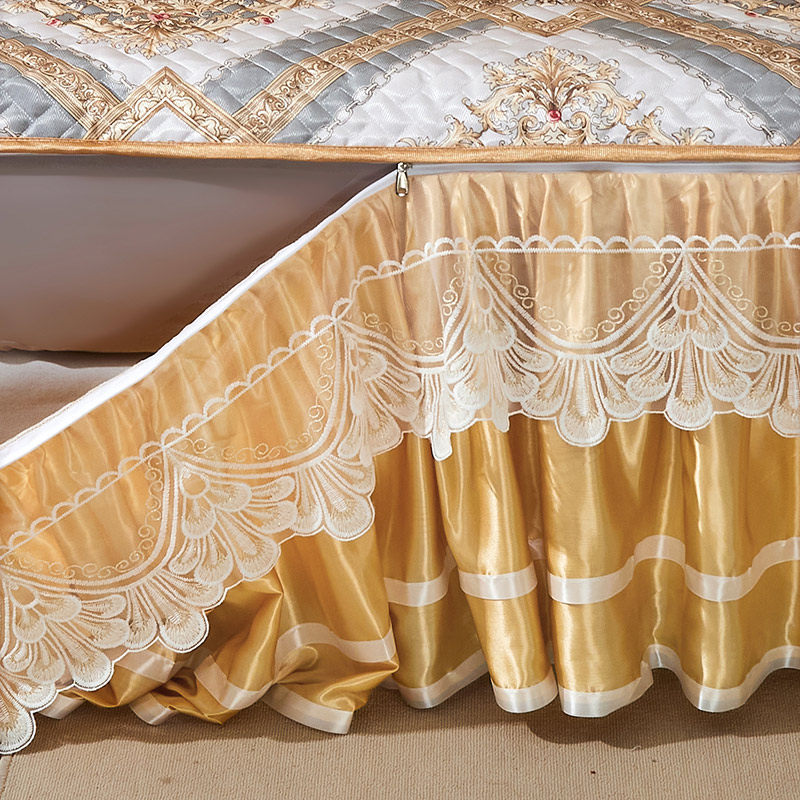 夏季床裙款冰丝凉席可机洗冰丝席三件套加厚防滑床罩折叠空调席子,床上用品,冰丝席,淘宝优惠券,粉丝福利购,淘宝优惠卷