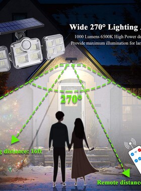 Solar Led Light Outdoor Waterproof Motion Sensor Solar Garde