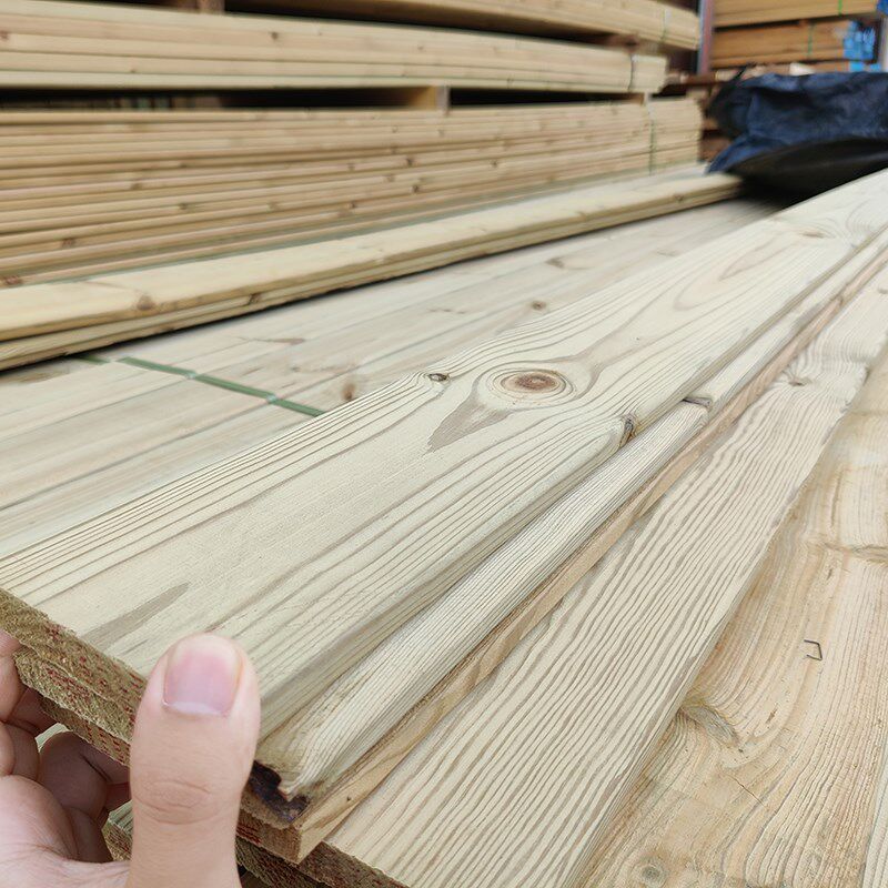 进口品质芬兰防腐木园林古建楼梯栈道户外阳台地板松木板防水防蛀