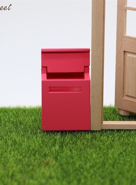 Miniature Wooden  Colorful Outside Postbox Mailbox  112 Dol