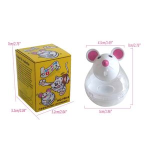 Cat Food Leak Toys Pet Feeder Toy Cat Mice Shape Food Rolli