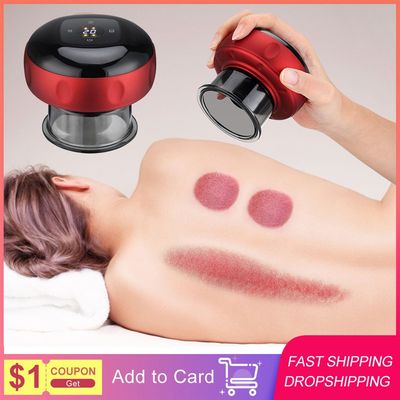 速发Intelligent Vacuum Cupping Massage Device Electric Heati