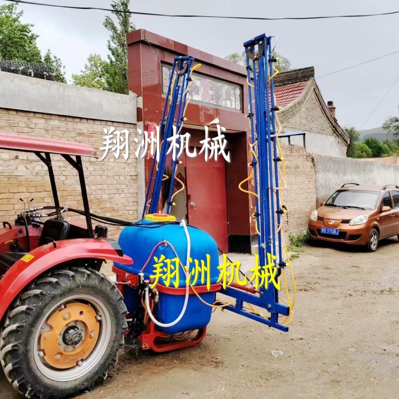 新款柱塞泵液压折叠喷杆打药机拖拉机后置喷雾机拉长管两用喷药机