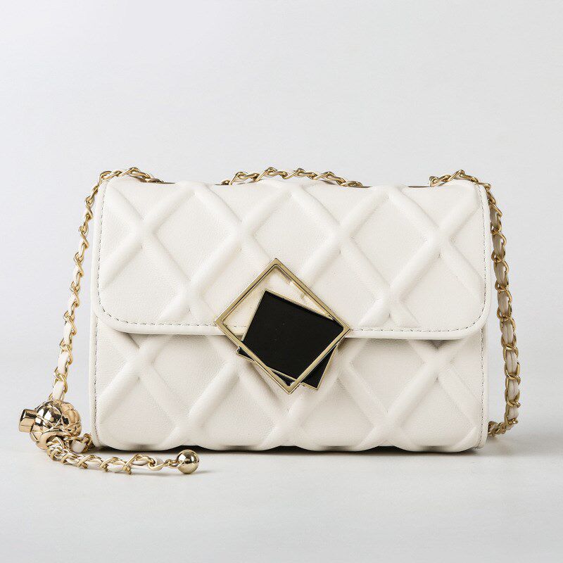 小众包包女士2024新款秋冬时尚百搭女款单肩斜挎包链条小包