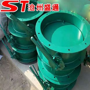 扳手蝶阀 手动风门 φ325通风蝶阀 电动风门 供应各种材质风门
