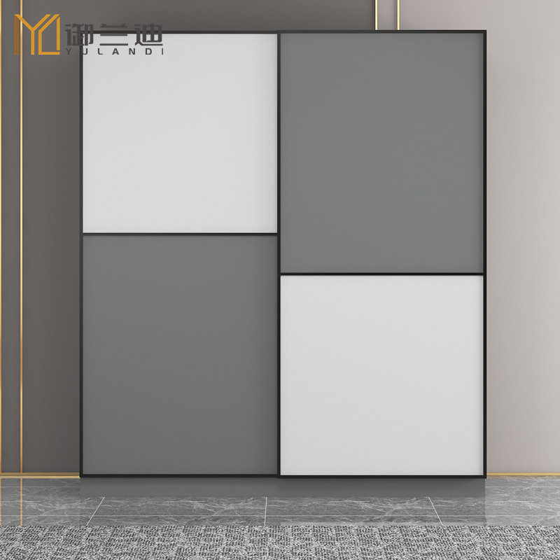 推拉门衣柜简约现代家用卧室移门衣柜实木趟门整体大衣橱家具定做,住宅家具,独立衣柜,淘宝优惠券,粉丝福利购,淘宝优惠卷