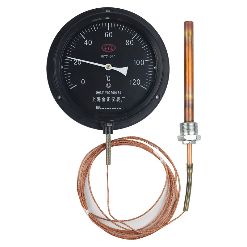 指针式压力式温度计工业高精度锅炉水温油温温度表远传蒸汽测温仪