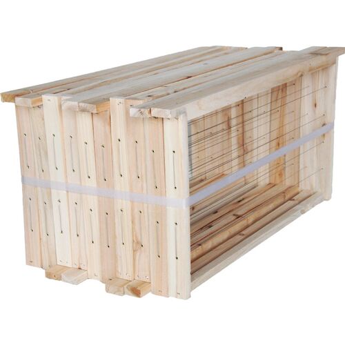 ll杉木巢框中蜂意蜂半成品r42/45/46/49 蜜蜂箱养蜂用具巢脾巢础