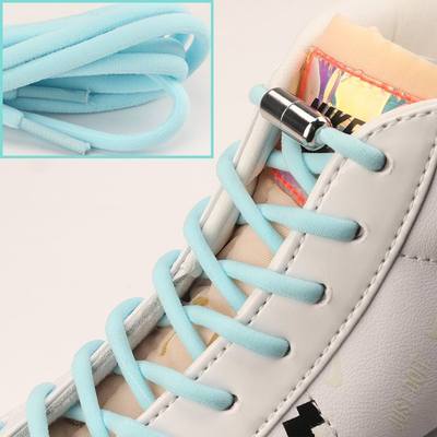 极速Elastic No Tie Semicircle Shoelaces Lazy Quick Shoe Lace