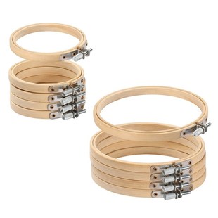 10pcs 30cm set Bamboo Hoops Frame Wooden Set Embroidery