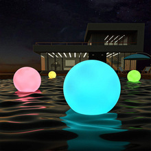 饰灯悬挂浮动水 厂家太阳能灯LED球灯RGB变色浮动泳池灯沐浴玩灯装