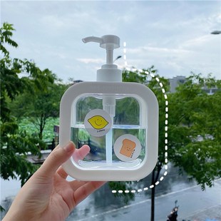 500ml White Soap Dispenser Bottle Hand Sanitizer Bottle Cosm