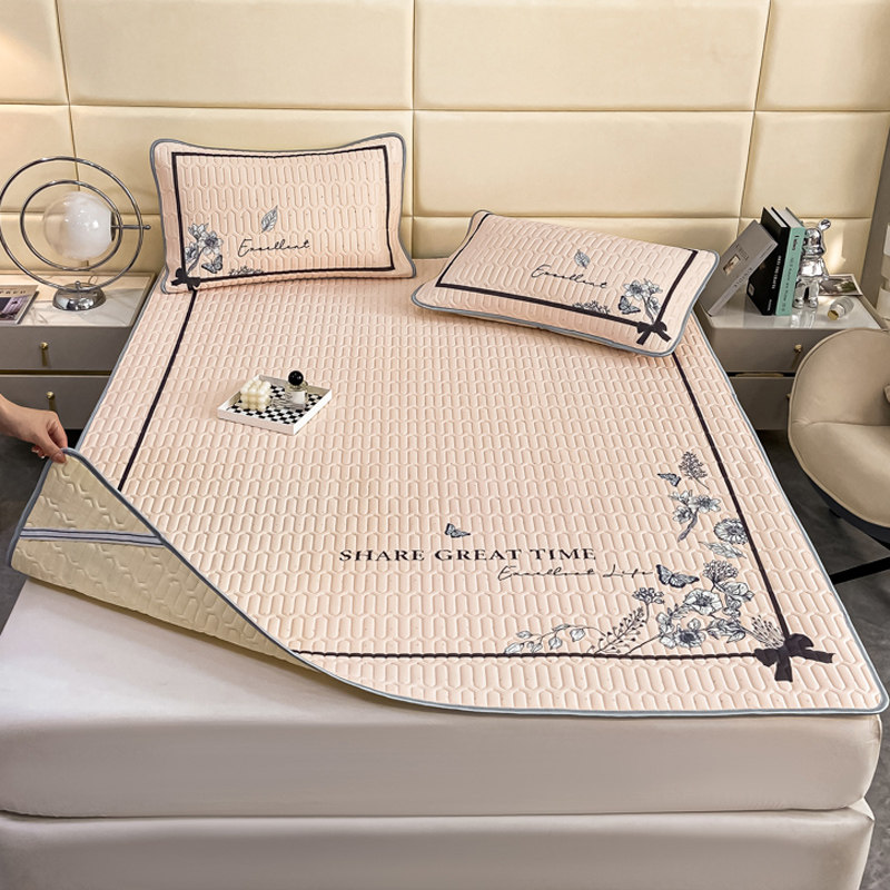 夏天乳胶凉席三件套床单冰丝席学生夏季可水洗机洗床垫空调软席子,床上用品,乳胶席,淘宝优惠券,粉丝福利购,淘宝优惠卷