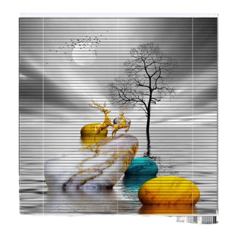 定制百叶帘免打孔安装卷拉式印花遮光办公室客厅卧室防水卷帘窗帘,居家布艺,百叶帘/折帘/罗马帘,淘宝优惠券,粉丝福利购,淘宝优惠卷