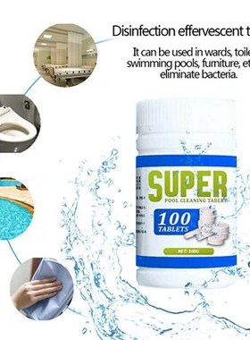 Pool Cleaning Tablet Effervescent Chlorine Tablets Cage Diso