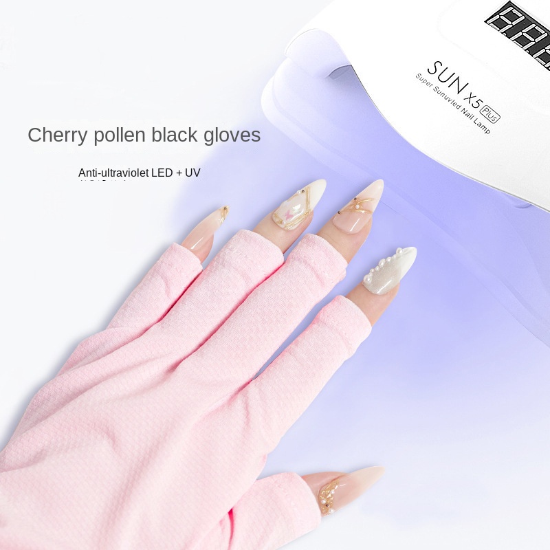 Nail Art Glove UV Protection GloDve Anti UV Radiation Protec