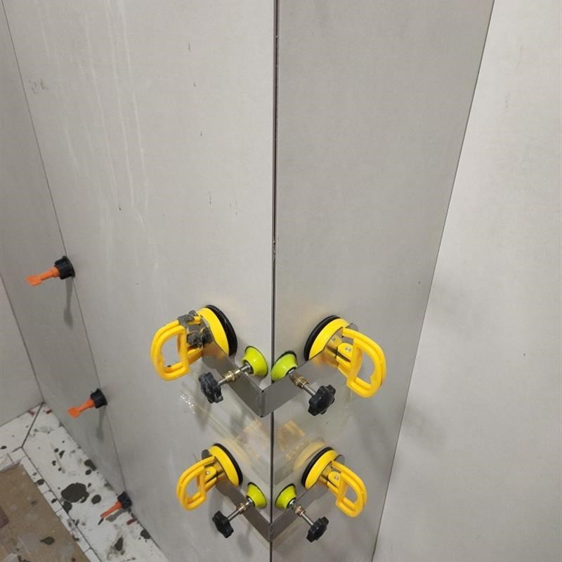 瓷砖海棠角固定器岩板调平鱼缸吸盘大板直阳角找平大理石拼接玻璃