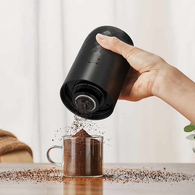 电动磨豆机咖啡豆研磨机家用小型不锈钢研磨器磨咖啡豆手动磨粉机