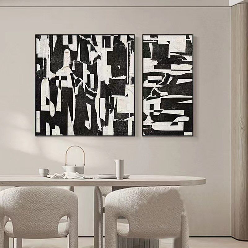 现代简约抽象客厅沙发背景墙壁玄关卧室餐厅装饰画艺术挂画高级感