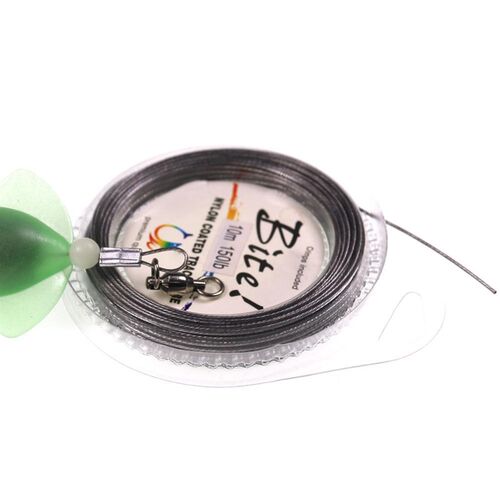 5 Spool 7 Strand Braided Stainless Steel Wire Fishing Leader