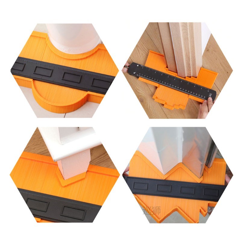 Wider Contour Gauge Duplicator With Lock 6/10 Inch Profile S