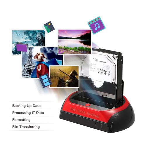 HDD Docking Station Dual Hard Disk Drive Docking Station Ba