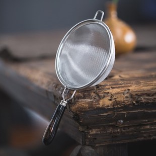 Vintage Tea Strainer Stainless Steel Dual Mesh Tea Strainer