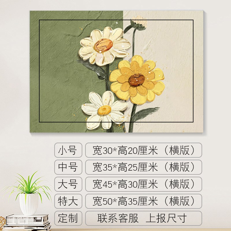 装饰画墙上遮挡箱电表箱贴纸电源画墙贴玻璃多媒体翻新贴北欧花图片