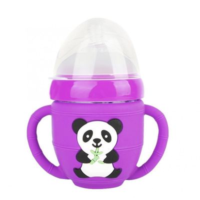 *150ml/240ml BPA-Free Btaby Glass Feeding Bottle Portable Ex