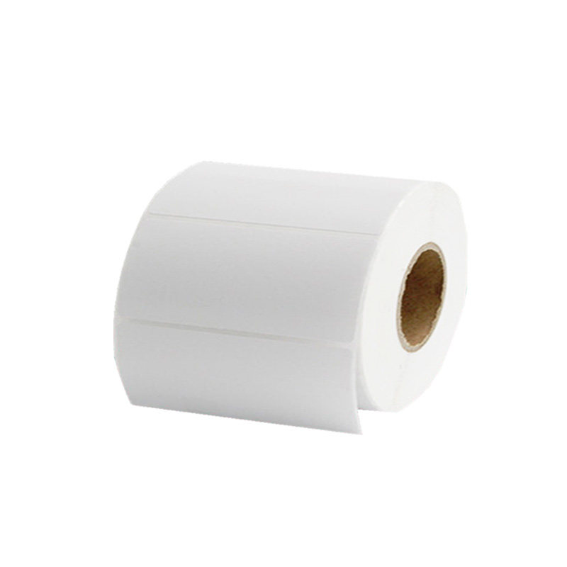 速发铜版纸不干胶1j10*40 45横版条码标签纸空白碳带打印贴纸11*4