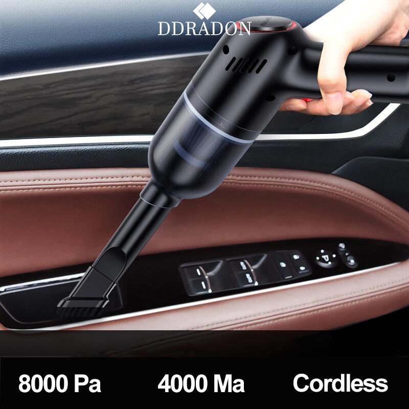 8000Pa Wireless Car Vacuum Cleaner Cordless HandheVld Auto V