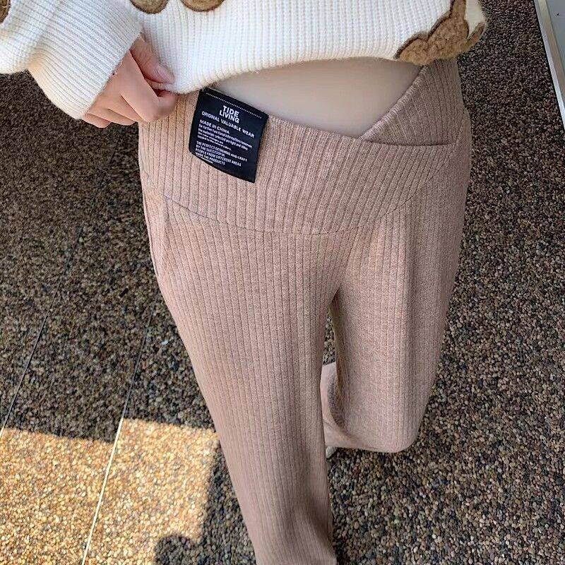 孕妇低腰阔腿裤春秋外穿温柔软糯针织宽松垂感秋冬加厚休闲长裤潮,孕妇装/孕产妇用品/营养,孕妇休闲裤,淘宝优惠券,粉丝福利购,淘宝优惠卷