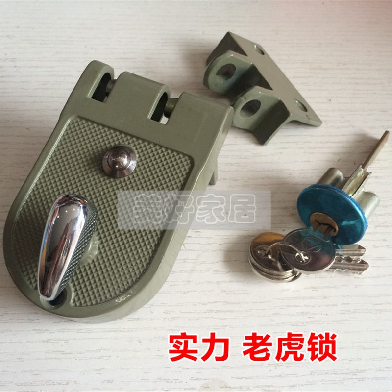 实力老虎锁保险门锁 老式双扇门扣锁 虎齿外装门锁 老式防盗门锁