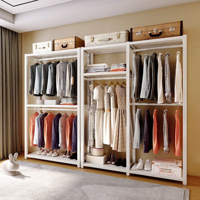 挂衣架家用落地卧室衣帽架多功能鞋架柜一体简约置物收纳架子,住宅家具,衣帽架,淘宝优惠券,粉丝福利购,淘宝优惠卷