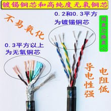 双绞屏蔽线RVSP2/4/6/8/10/12/16/20芯*0.2 0.3 0.5 0.X751.5平方