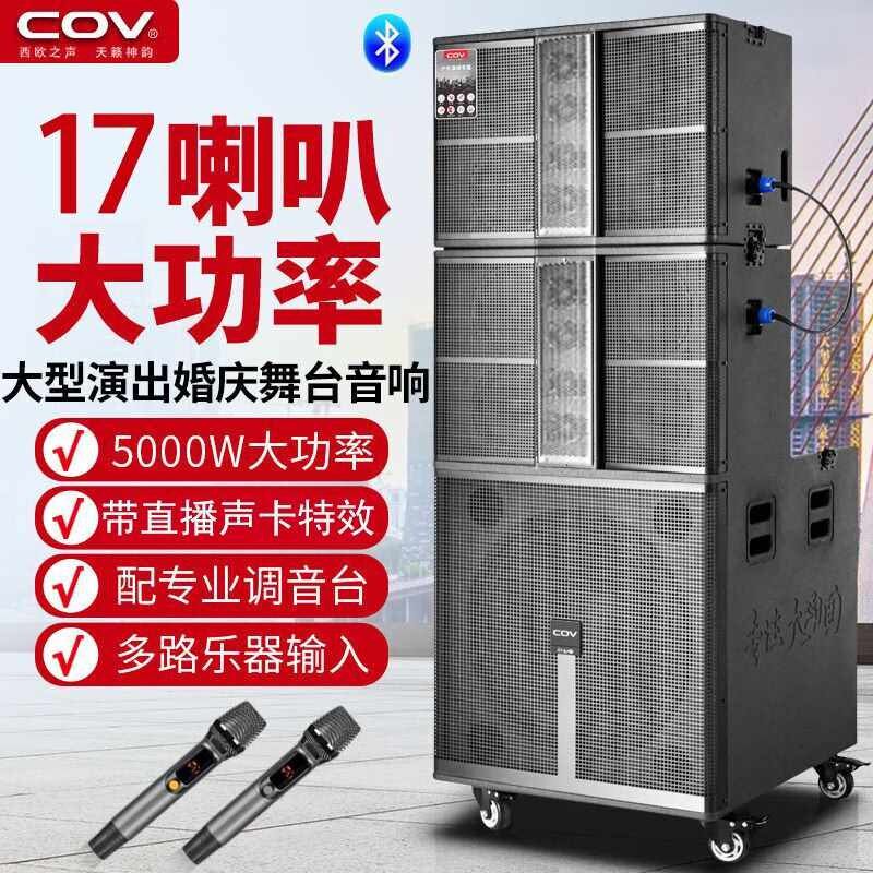 18寸25喇叭重低音户外音响大功率大型广场舞音箱婚庆舞台演出线阵
