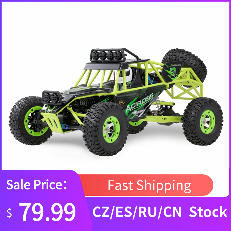 推荐WLtoys 12428 RC Car 4WD 1/12 2.4G 50KM/H High Speed Mons